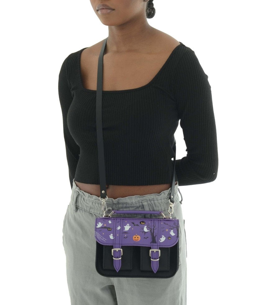 Femme Grafea Micro Satchel | Micro Scary Pumpkin