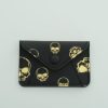 Femme Grafea Card Wallets | Card Wallet Gold Skulls