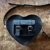 Femme Grafea Heart Satchel | Heart Satchel Black