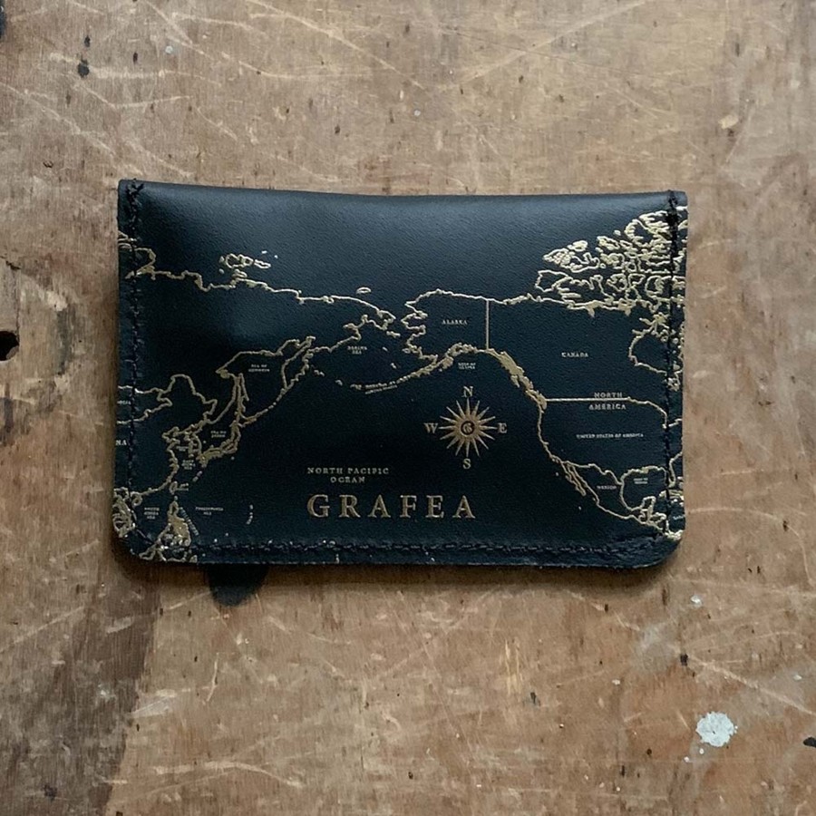 Femme Grafea Card Wallets | Card Wallet Gold Atlas