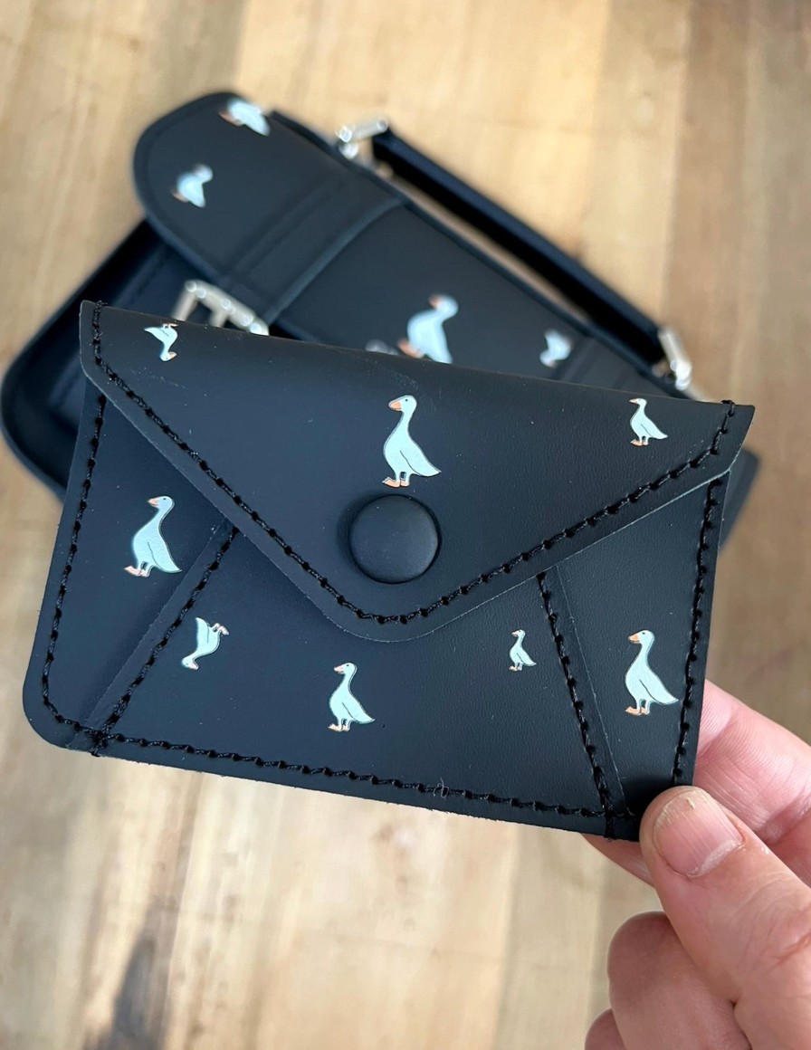 Femme Grafea Card Wallets | Card Wallet Ducks Black