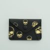 Femme Grafea Halloween | Card Wallet Gold Skulls