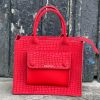 Femme Grafea Lana | Mini Lana Suede Red