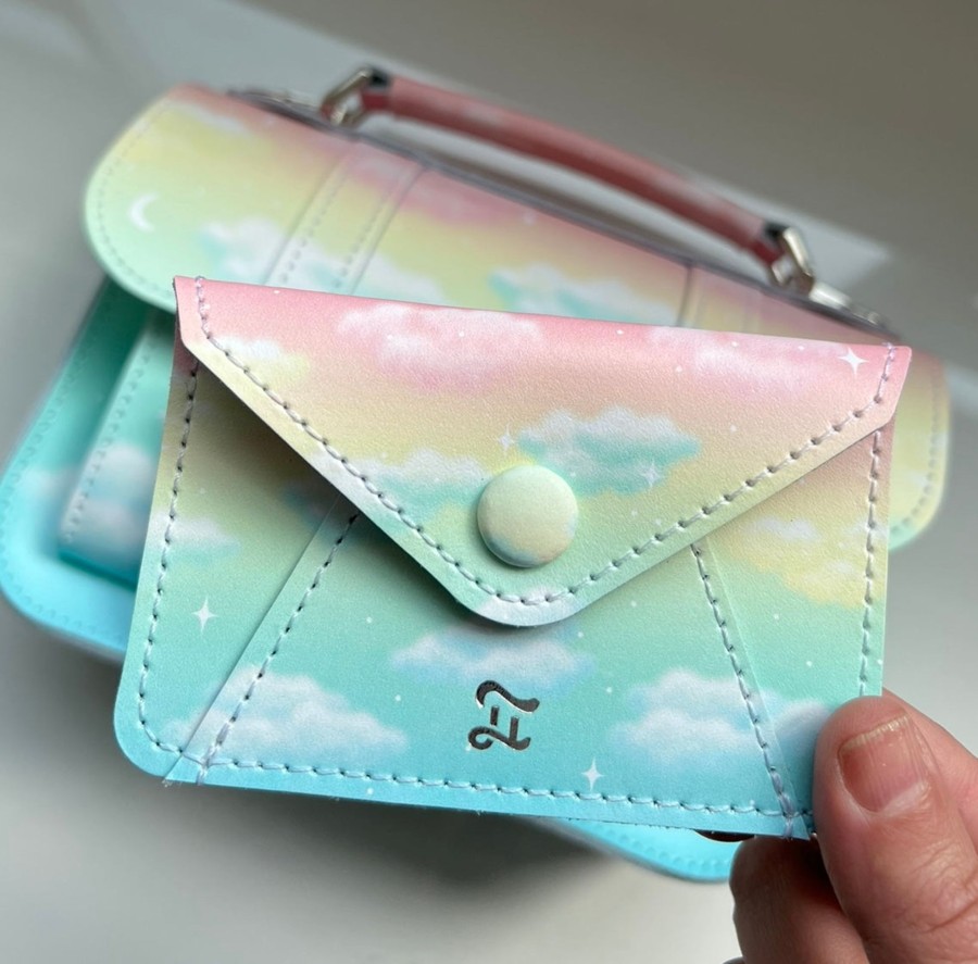 Femme Grafea Card Wallets | Card Wallet Pastel Clouds