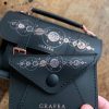 Femme Grafea Card Wallets | Card Wallet Rose Gold Planets