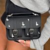 Femme Grafea Micro Satchel | Micro Ducks Black