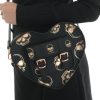 Femme Grafea Heart Satchel | Heart Satchel Rose Gold Skulls