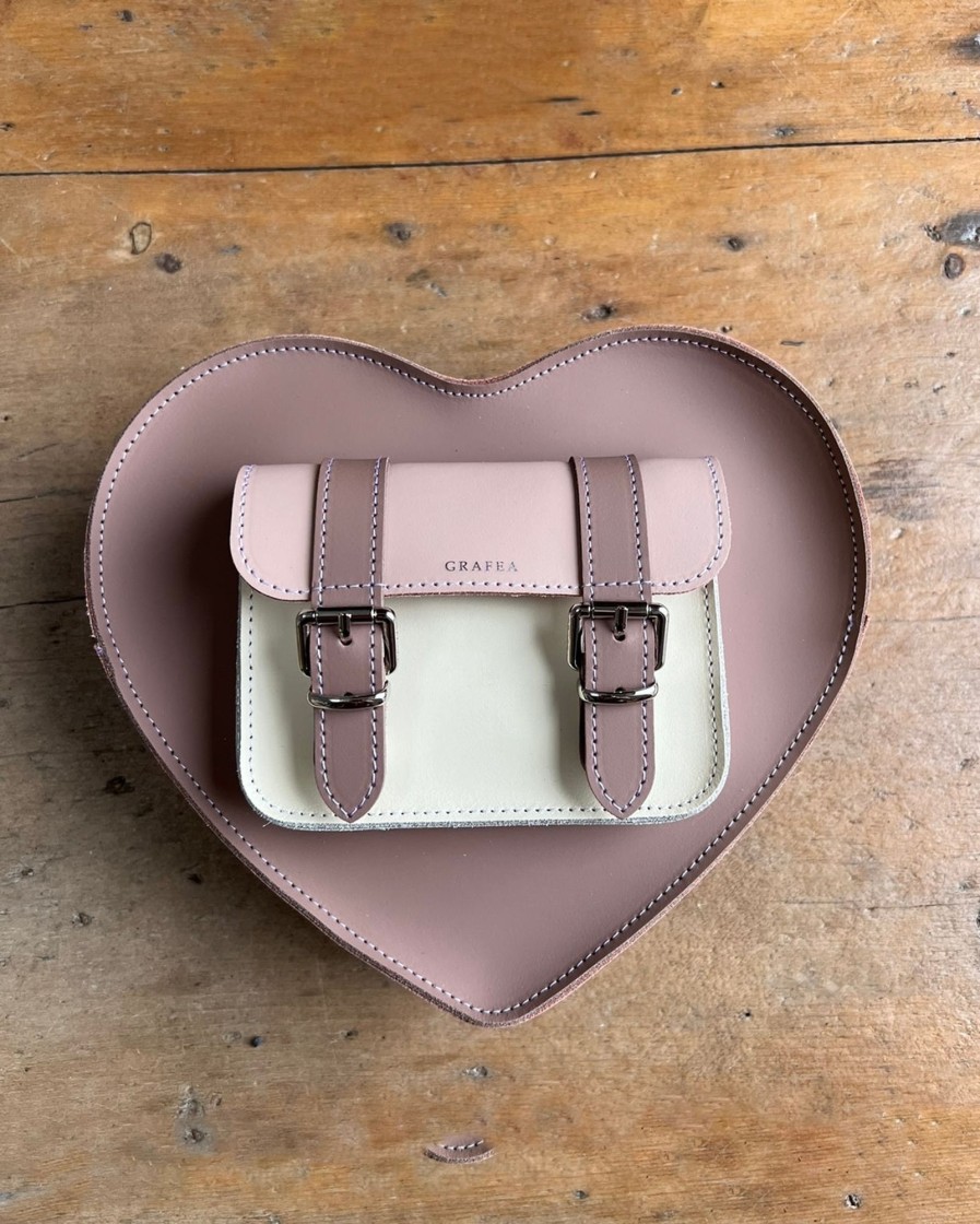 Femme Grafea Heart Satchel | Heart Satchel Cafe