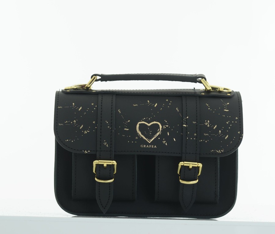 Femme Grafea Micro Satchel | Micro Golden Atlas