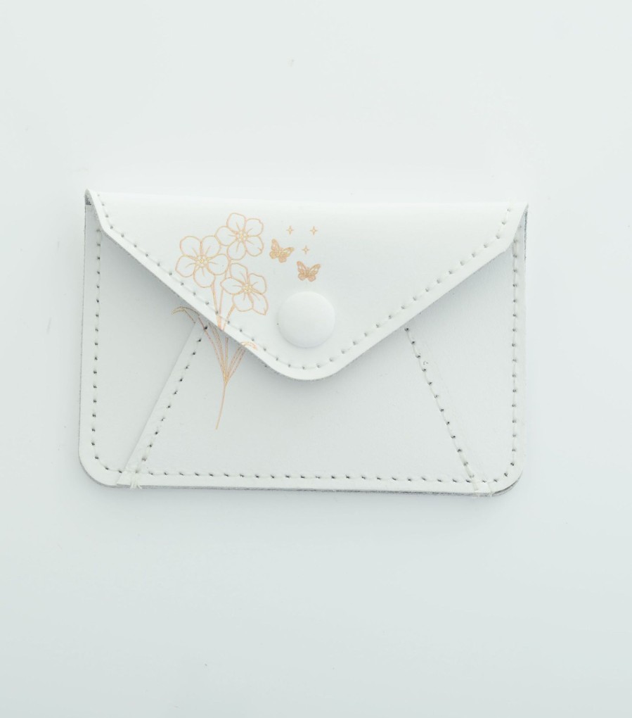 Femme Grafea Card Wallets | Card Wallet Floral White