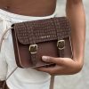 Femme Grafea Mini Satchel | Mini Satchel Suede Brown