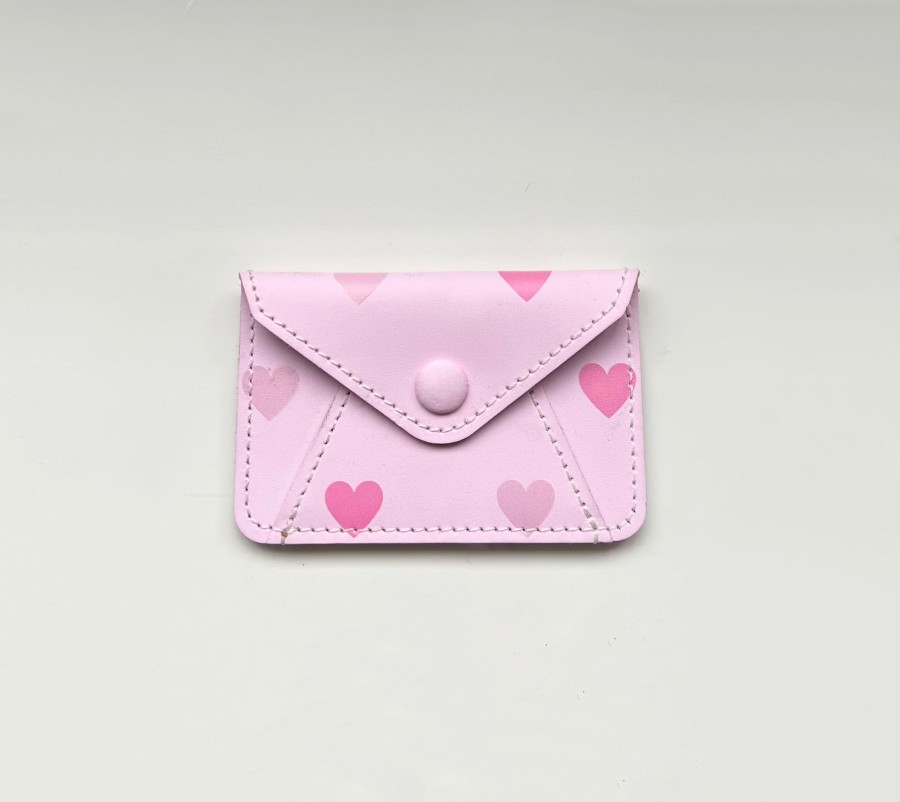 Femme Grafea Card Wallets | Card Wallet Hearts Pink