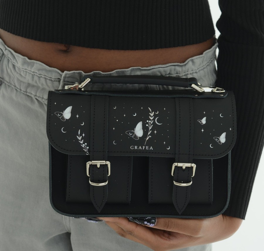 Femme Grafea Micro Satchel | Micro Celestial Butterflies