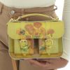 Femme Grafea Micro Satchel | Micro Sunflowers By Van Gogh