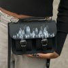 Femme Grafea Micro Satchel | Micro Ghost City