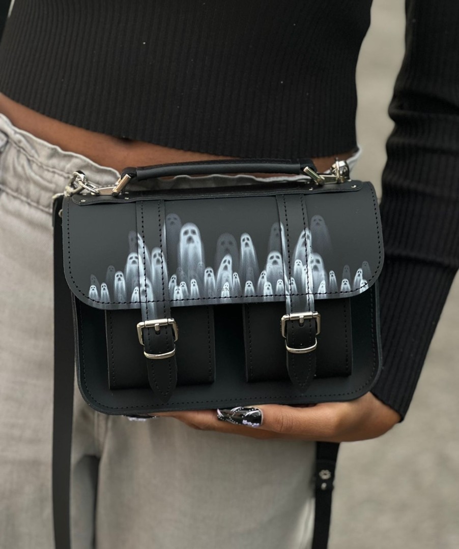 Femme Grafea Micro Satchel | Micro Ghost City