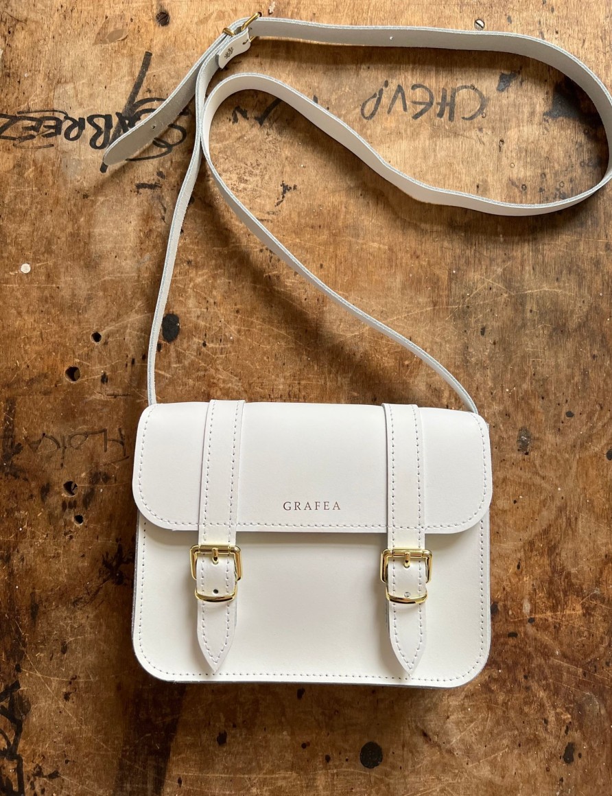 Femme Grafea Mini Satchel | Mini Satchel White