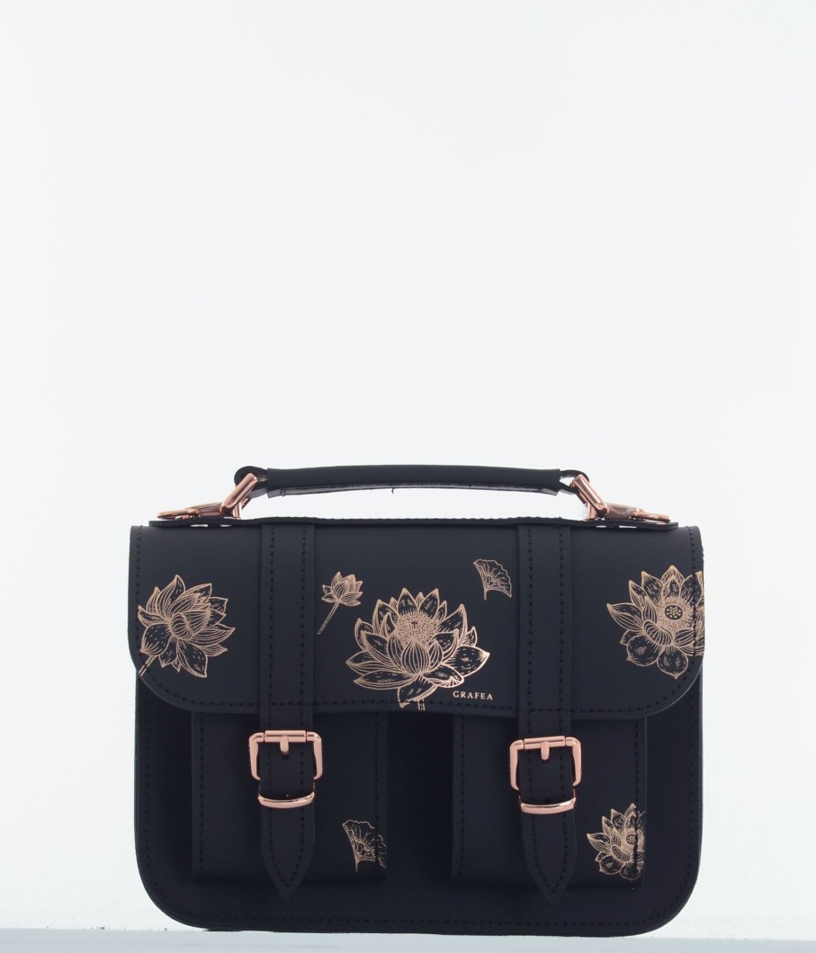 Femme Grafea Micro Satchel | Micro Lotus