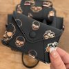 Femme Grafea Card Wallets | Card Wallet Rose Gold Skulls