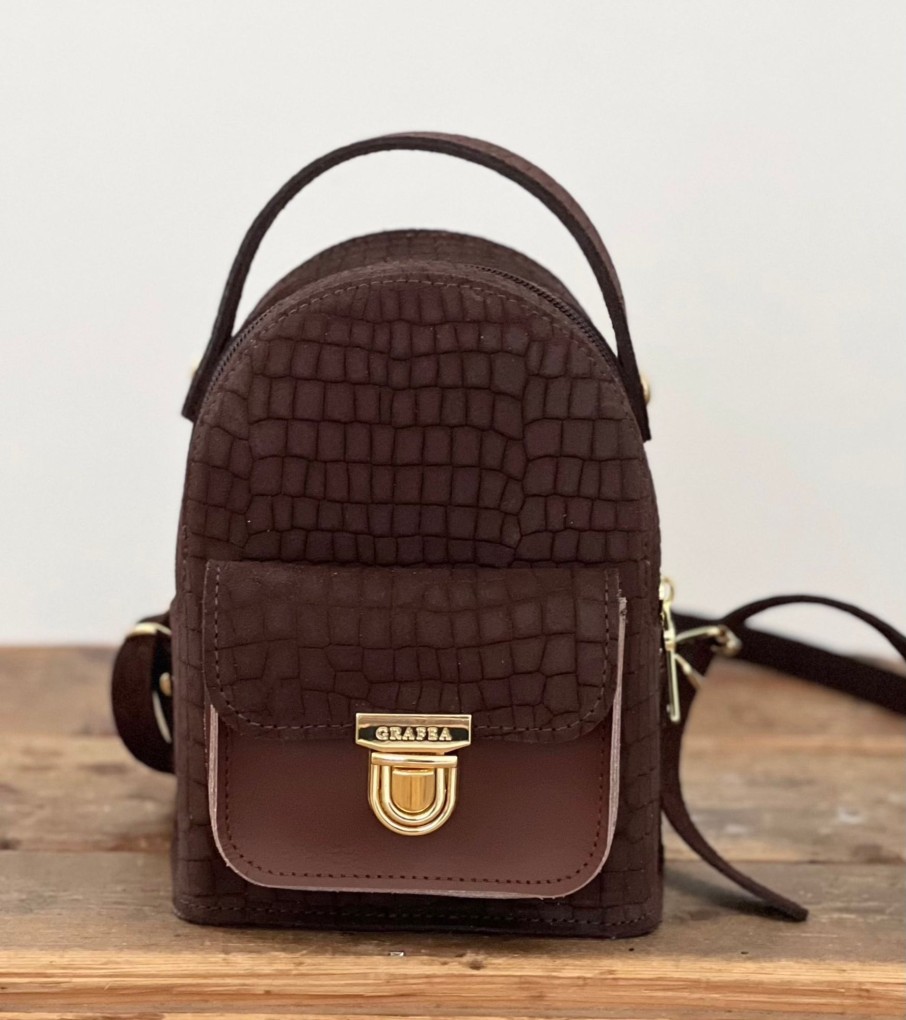 Femme Grafea Peggy Backpack | Peggy Dark Chocolate