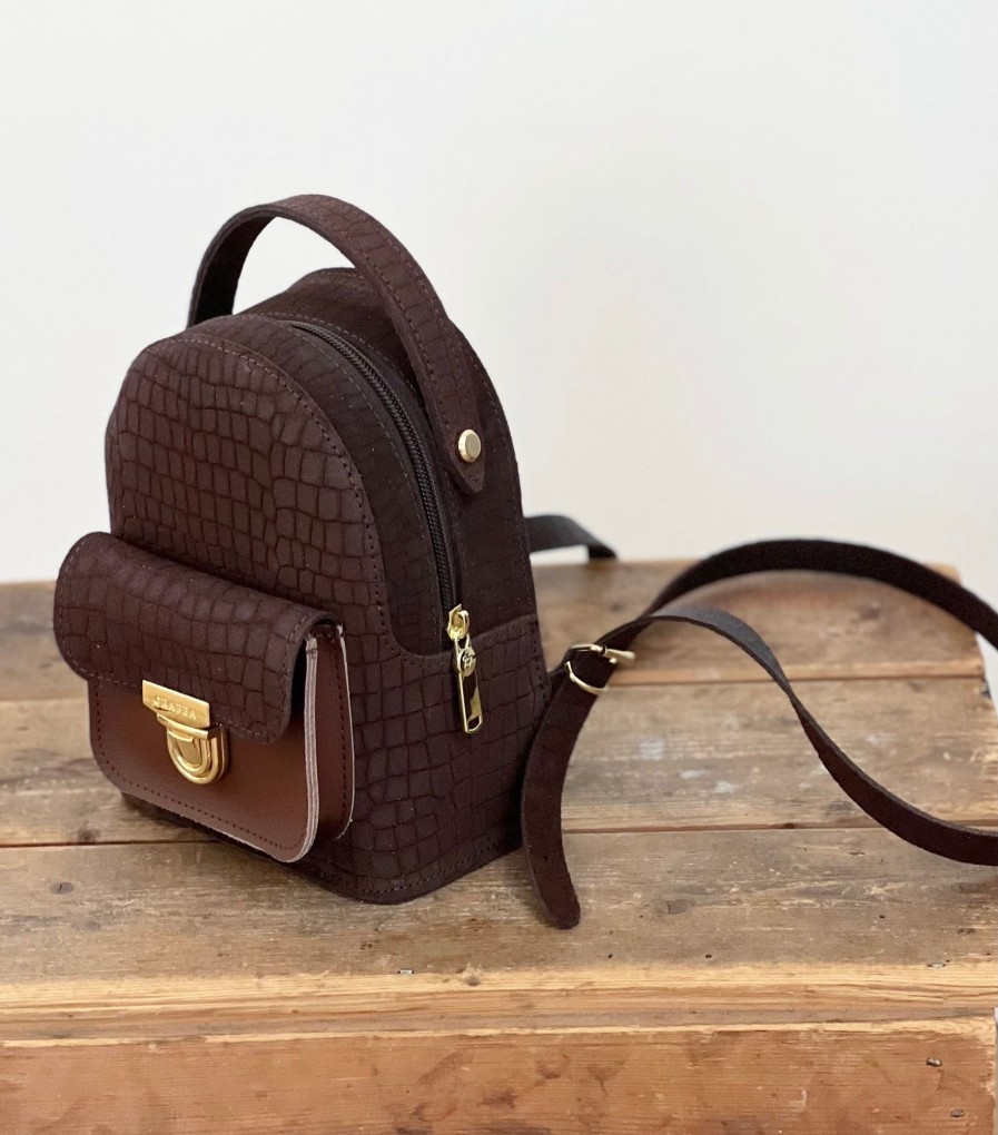 Femme Grafea Peggy Backpack | Peggy Dark Chocolate