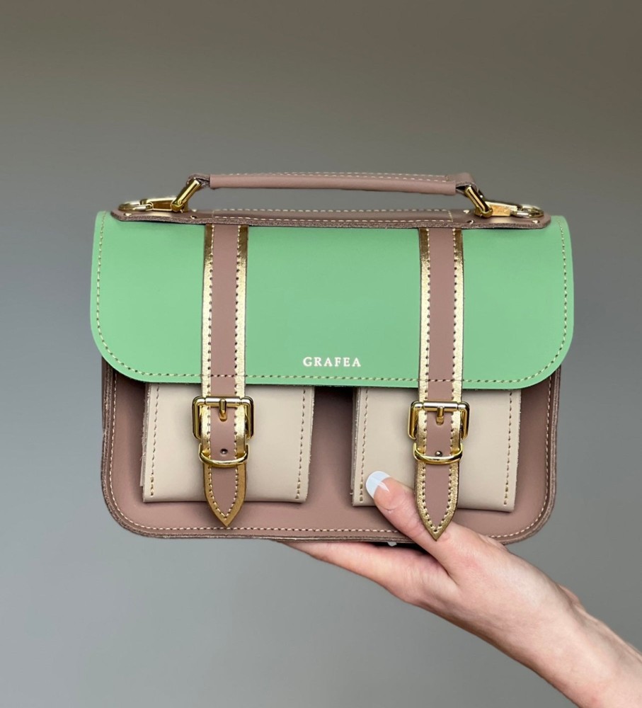 Femme Grafea Micro Satchel | Micro Sage