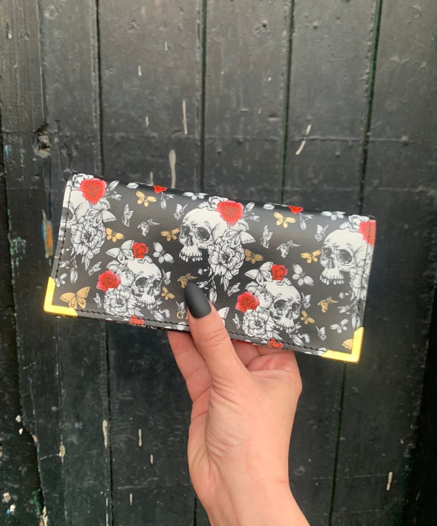 Femme Grafea Portefeuilles | Skulls Wallet