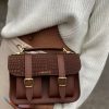 Femme Grafea Micro Satchel | Micro Dark Chocolate