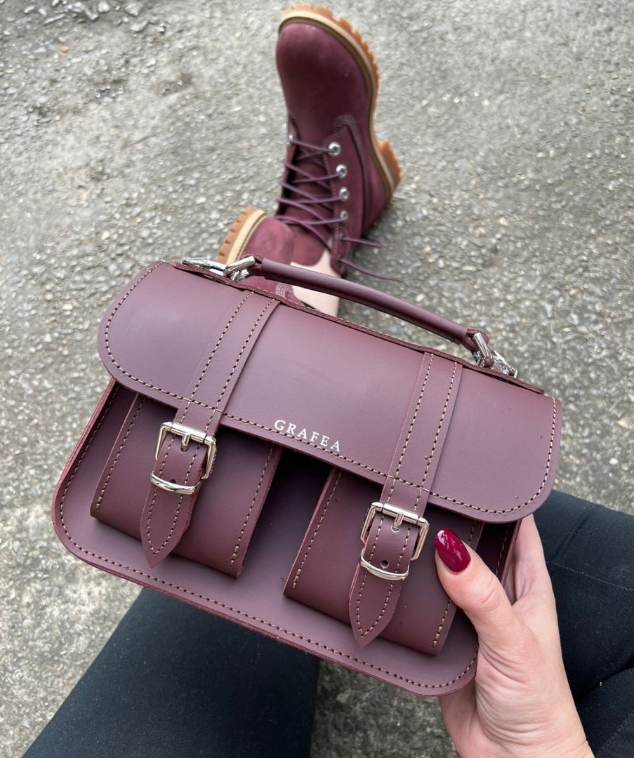 Femme Grafea Micro Satchel | Micro Wine