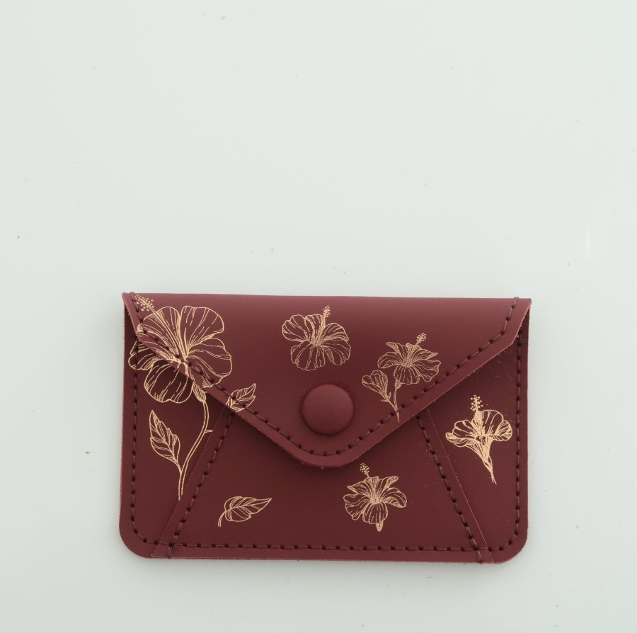 Femme Grafea Card Wallets | Card Wallet Hibiscus